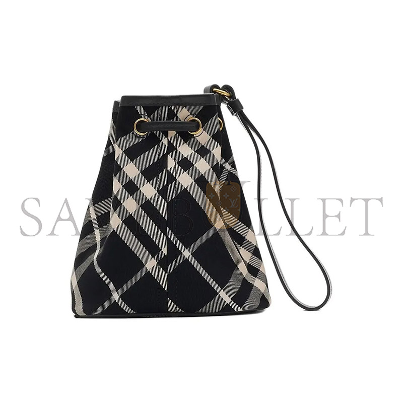 Bv*b*rry check bucket bag 80951181 (18*16*10.5cm)